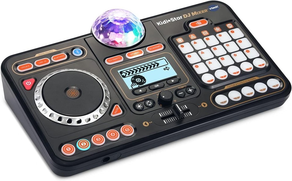 Interactive Kidi Star DJ Mixer - Bluetooth Connectivity & Fun Sound Effects