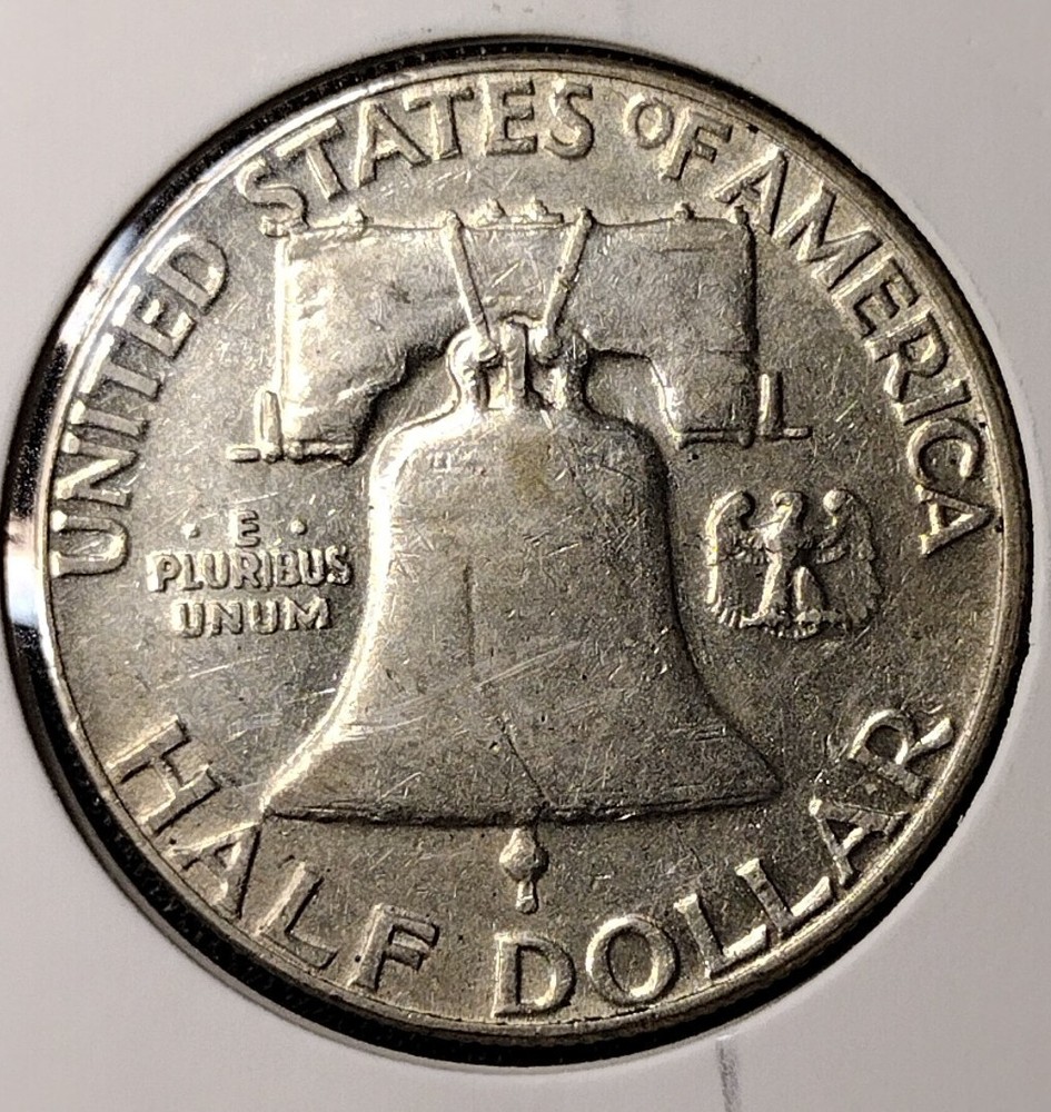 1960 FRANKLIN SILVER HALF DOLLAR FBL DDR UNCIRCULATED