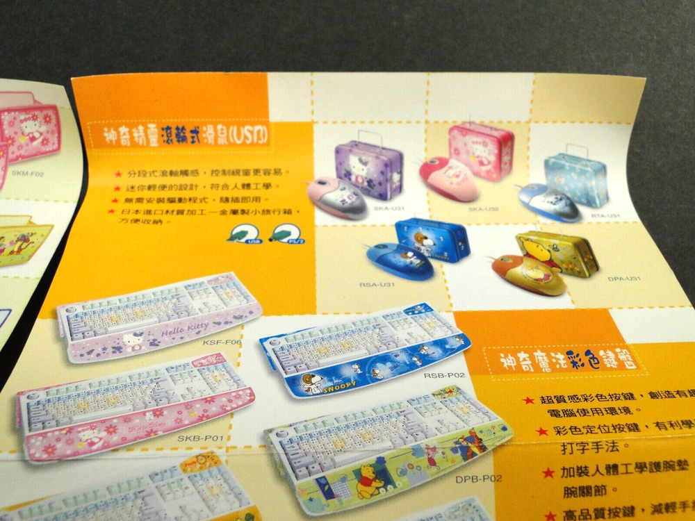 Vintage 2002 Doraemon PS/2 Mouse *TESTED