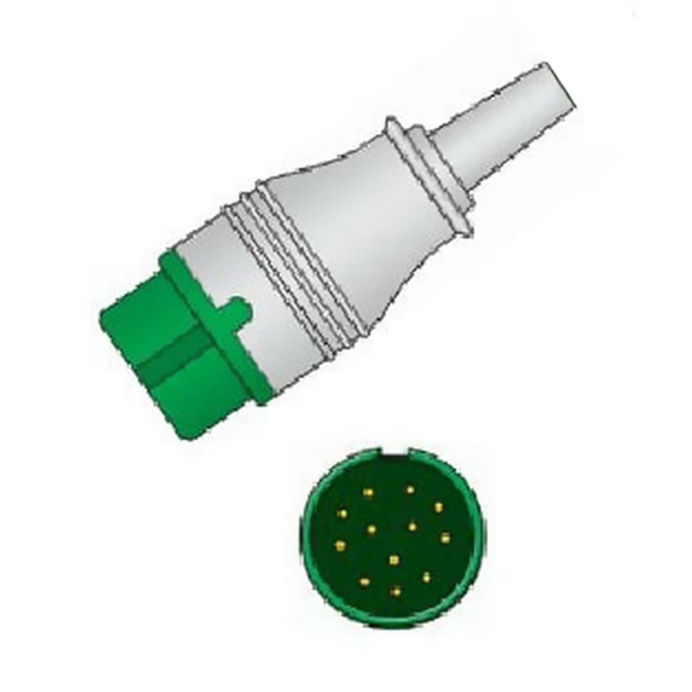 Mindray ECG Compatible 12 Pin 5 Leads - Snap