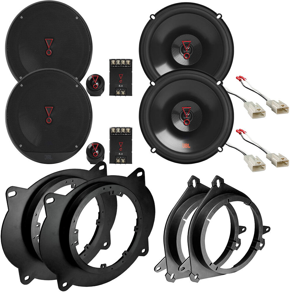 Front/Rear JBL speakers 6.5" Coax & 6.5" Component Speakers for 2005-2013 Tacoma