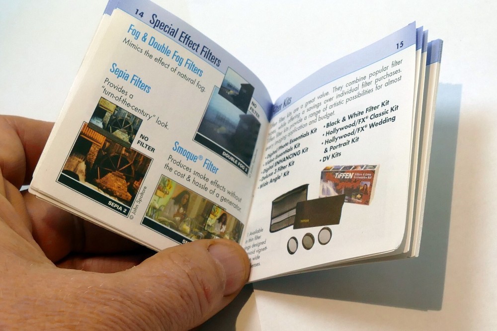 Tiffen Filter System Brochure Reference Guide product list