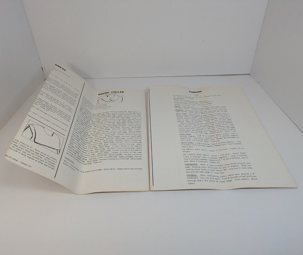 Grants One Needle Looping Vol 1 & 2 1970 Looping Patterns