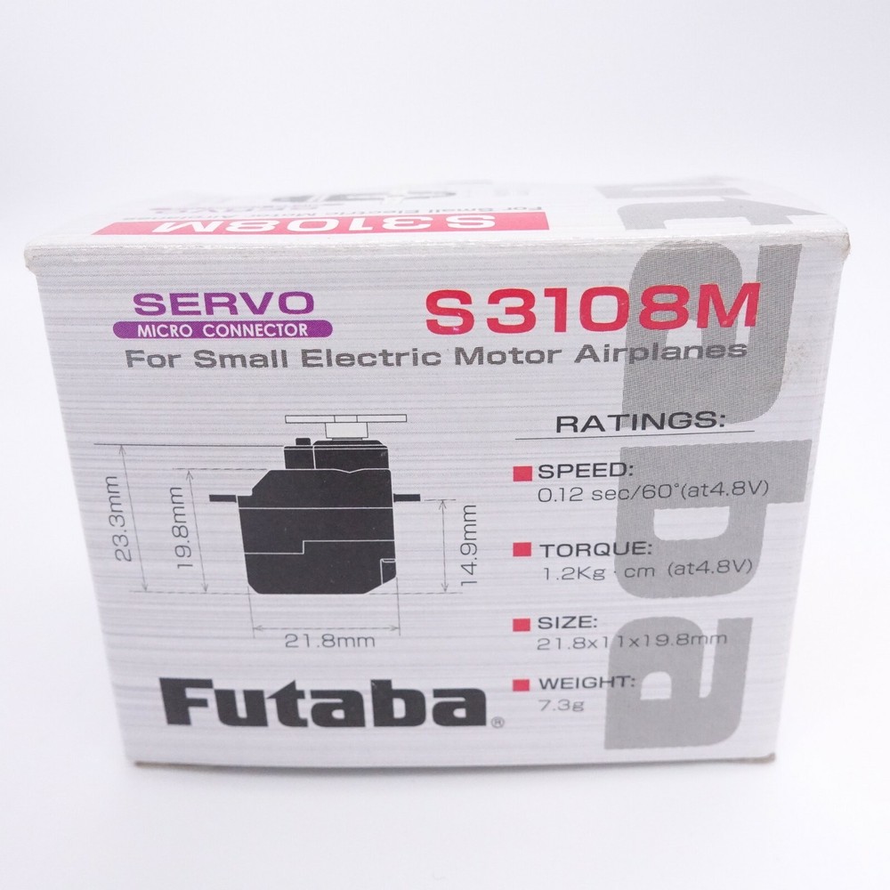 Futaba Servo S3108M Micro Connector FUTM0700 New