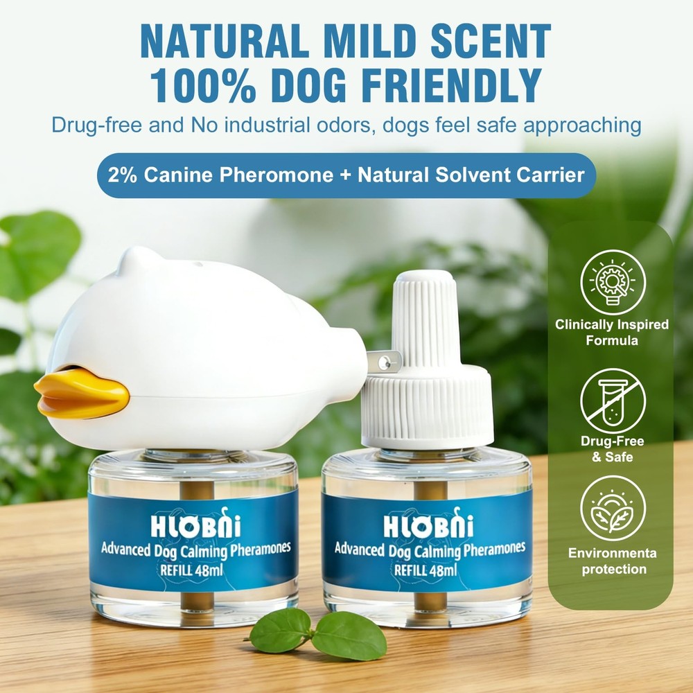 Dog Calming Diffuser – 2-Pack Pheromone 2 Count (Pack of 1), Blue
