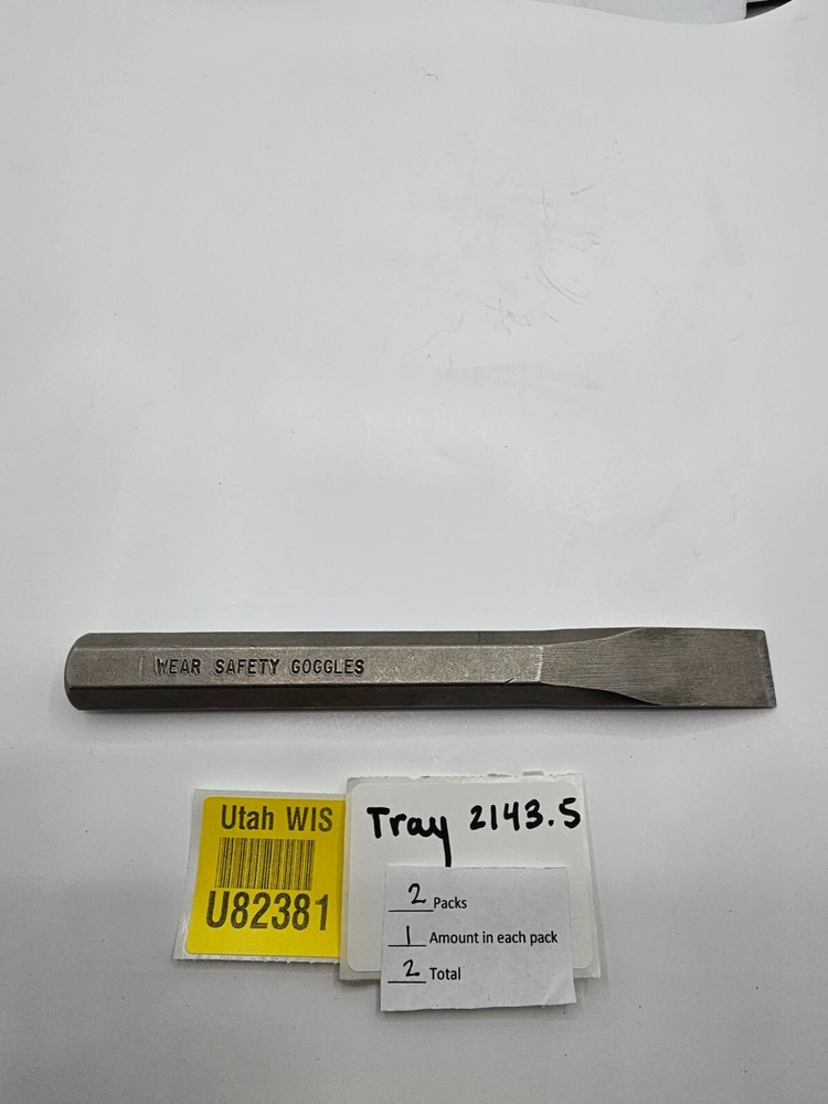 (QTY 2) Mayhew Cold Chisel Gray BNSF X 51