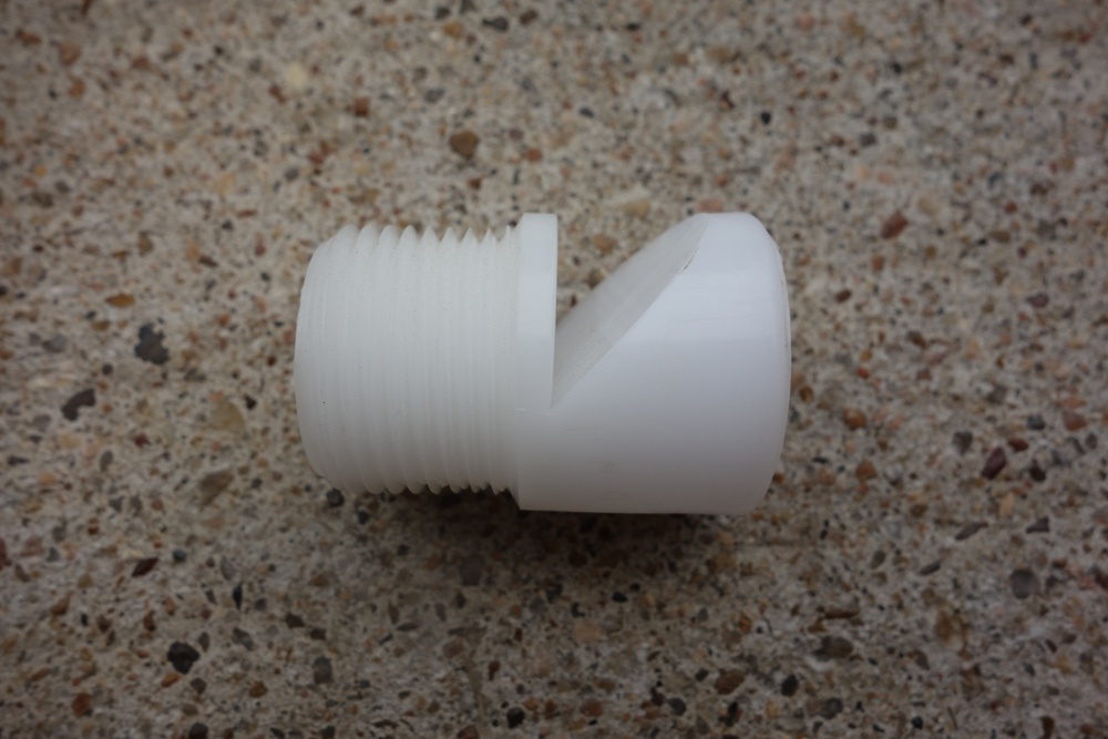 Custom Molded Replacement Pentair Aerator Fitting Inlet Replacement Pool Spa