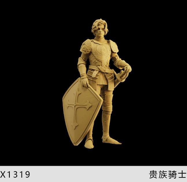 1/35 Resin Knight Warriors 4 Figures Unpainted