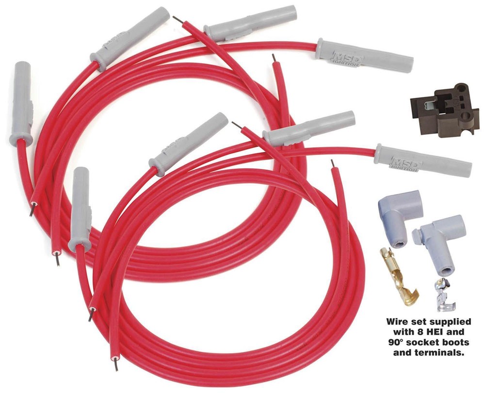 MSD 31199 8.5mm Super Conductor Spark Plug Wire Set