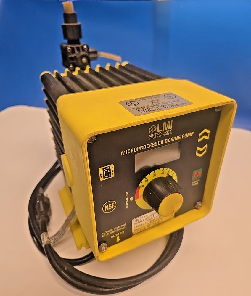 LMI MILTON ROY C931-313SI Microprocessor Dosing PUMP 8GPH 60 PSI