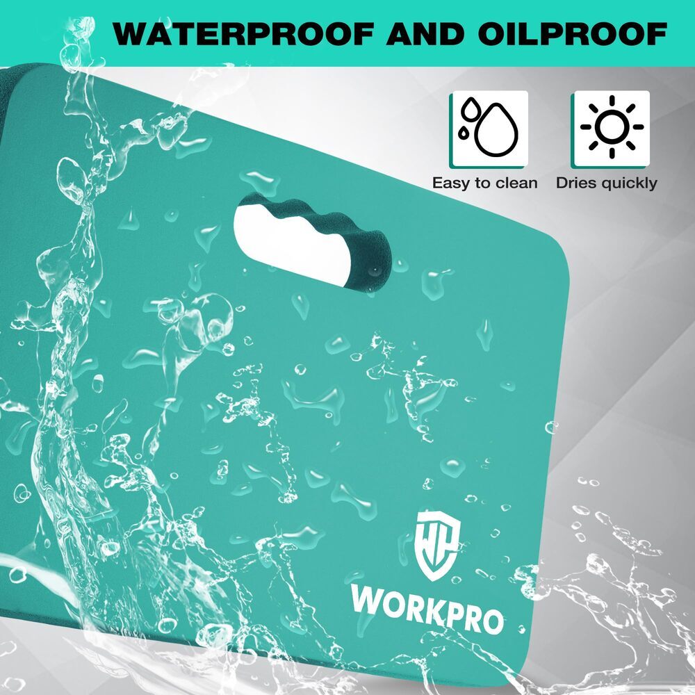 WORKPRO 2Pack Extra Thick Kneeling Pad Kneel Mat Soft Foam Cushioning Large Foam
