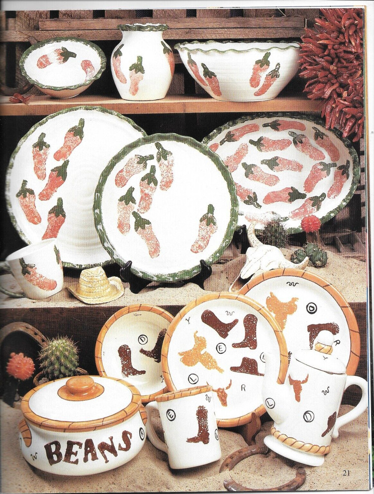Basic Bisque & Basic Bisque 2 by Darrow & Parish, 2 Books Decorative Painting