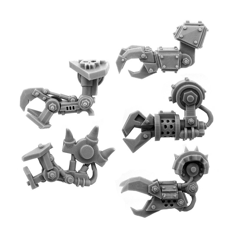 ORK CYBORG CONVERSION BITS BIONIC CLAW ARM (5U) (LEFT)
