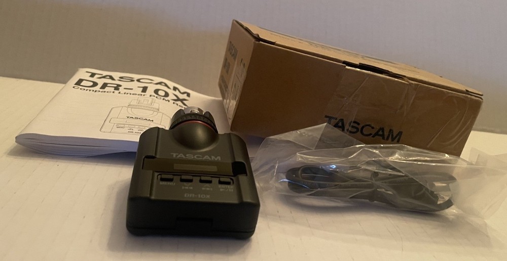 Handheld Microphone Plug On Audio Recorder
