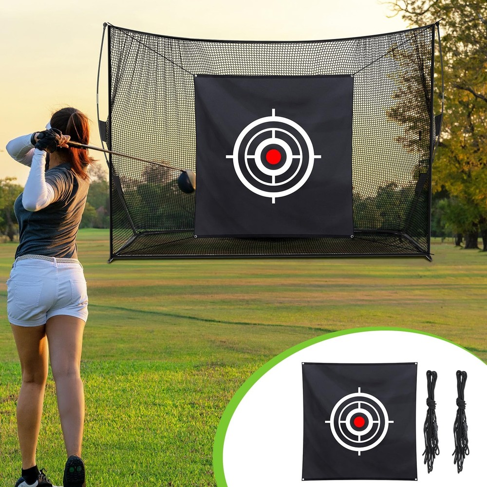 Golf Target Cloth for Net Golf Hitting Net Target with 4 Straps for Practice ...