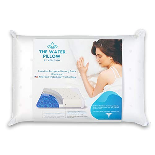 Water Memory Foam re-Invented with Waterbase Technology - Single Pack Pillow