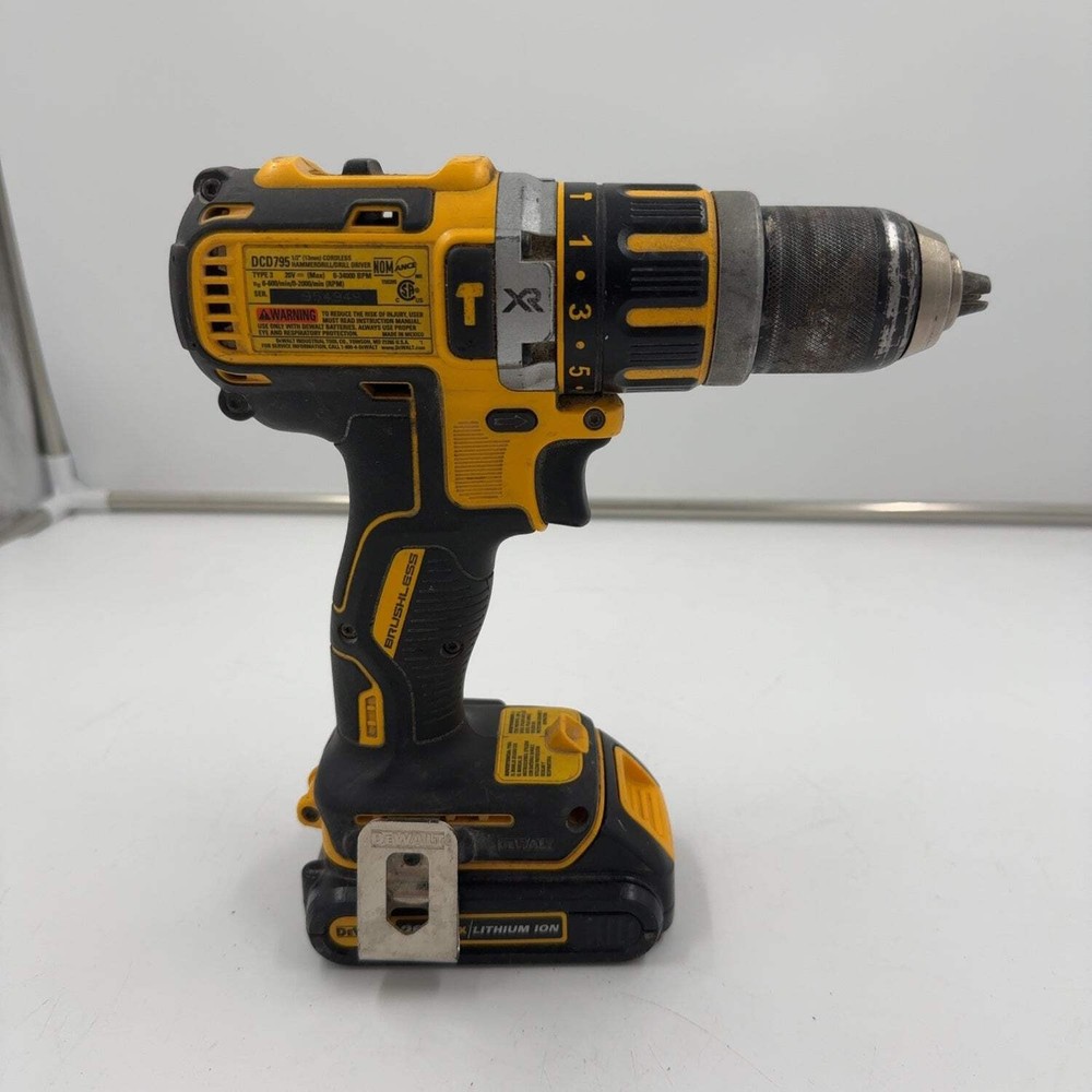 DeWalt DCD795 20V MAX Brushless Compact Hammer Drill Driver
