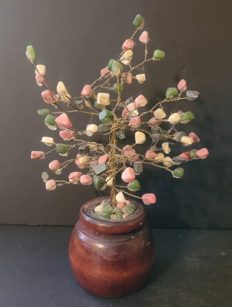 Feng Shui Gemstone Bonsai Tree 7 1/4"