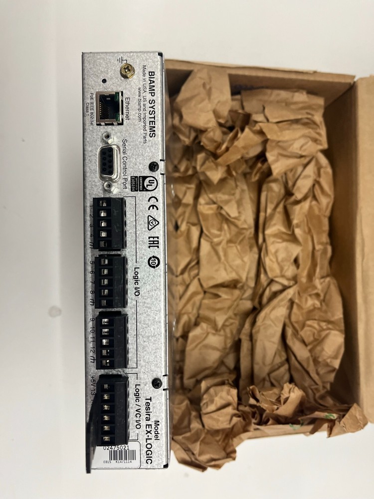 Biamp Tesira EX-LOGIC Control Interface (Logic Inputs/Outputs)