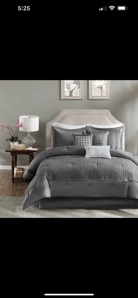 Madison Park Trinity 7 Piece Comforter Set Queen Size