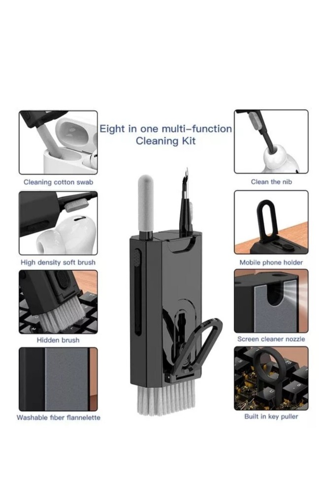 Multi-Function Cleaner Kit for Airpods Earbuds Laptop Phone Cleaning Brush Tool