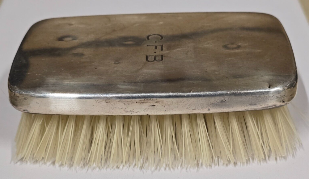 Vtg. Sterling Tiffany & Co Clothes/Table Brush MONOGRAMED: CFB