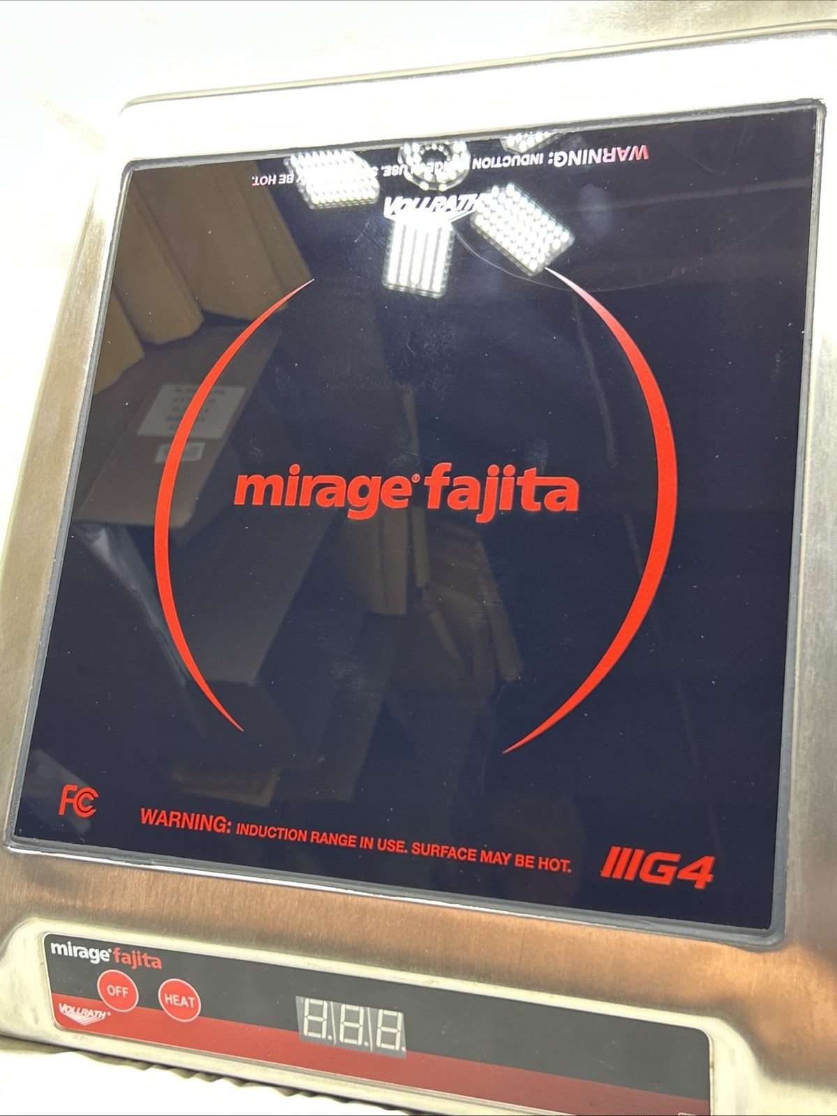 Vollrath Mirage Fajita 59510F Commercial Grade Induction Griddle Heater 1440W