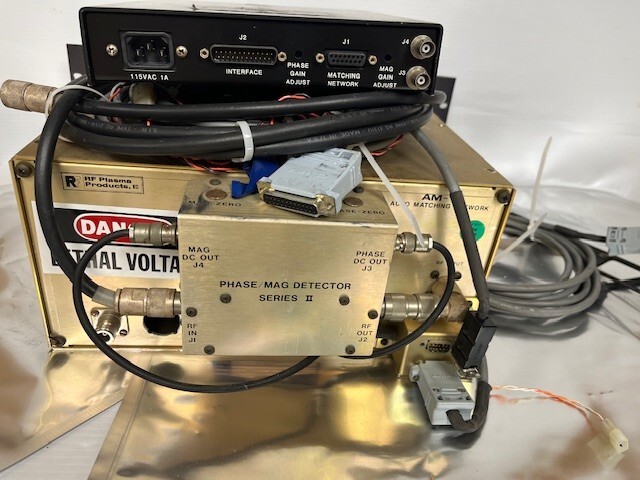 RFPP AM-10 RF AUTO MATCHING NETWORK, 1000 WATTS, 13.56 MHZ, CONTROLLER, CABLES