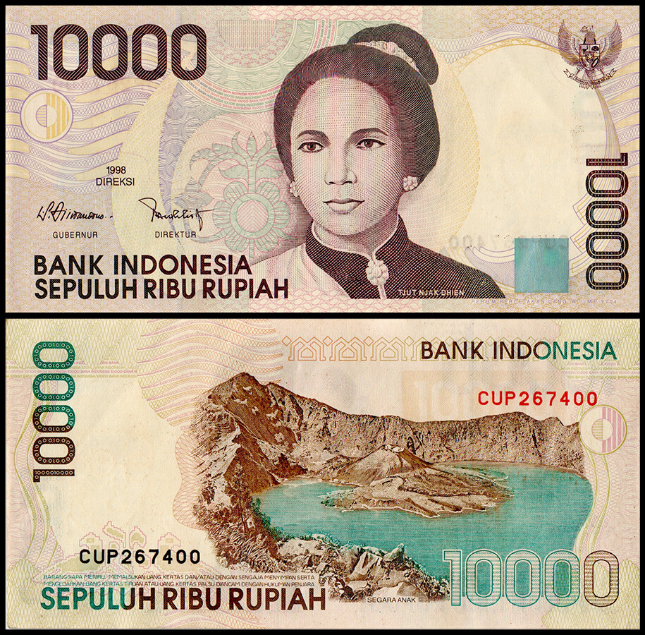 Indonesia 10000 Rupiah, 2004, P-137g, UNC