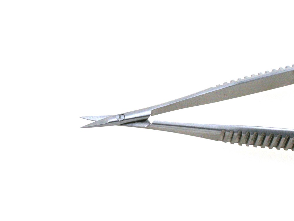 Iris Micro Miniature Scissors 4" Delicate Straight Blades Sharp Points