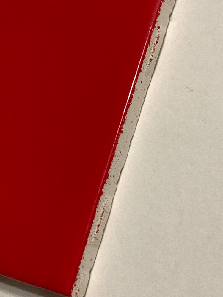 NEW AMERICAN OLEAN 4" x 4" CHERRY RED S01 GLOSS TILES