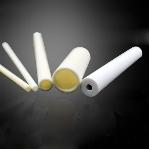 L/500mm Single Hole Alumina Ceramic Tube Insulation Resistance High Temperature