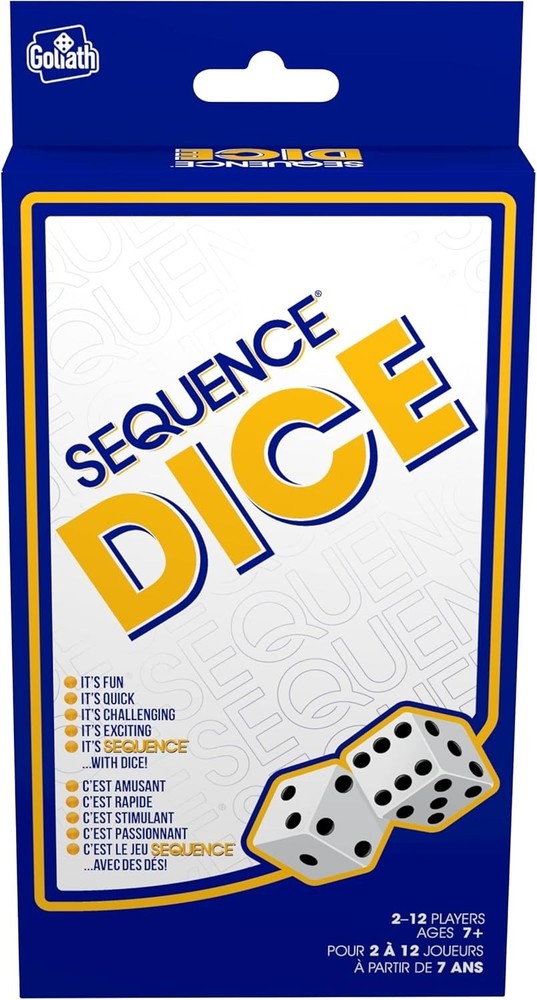 Sequence Dice Peggable Game