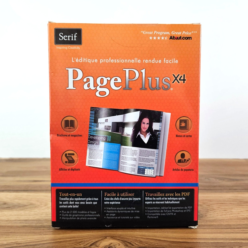 Serif Page Plus X4 Desktop Publishing Software for Windows