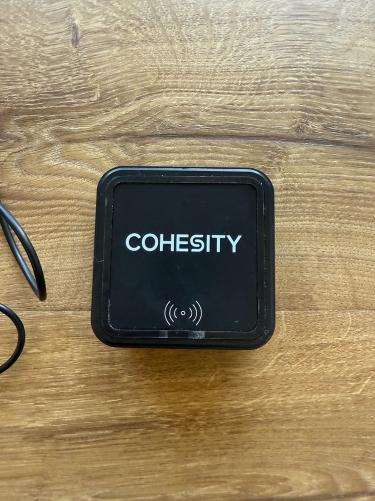 Cohesity Logo Wireless Charger Bluetooth Speaker Model SL208 Tested Works