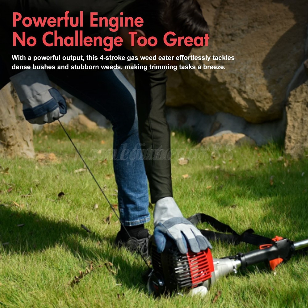 4 Stroke 31CC Gas String Weed Trimmer Weed Eater Weed Wacker Grass Cutter