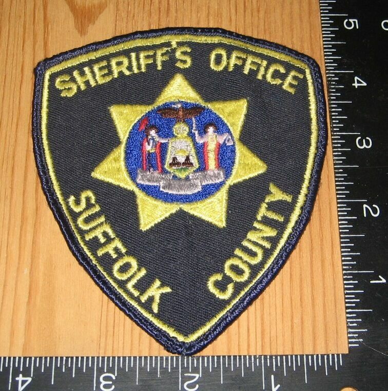Sheriff's Office Suffolk County New York Cloth Patch Patch Only