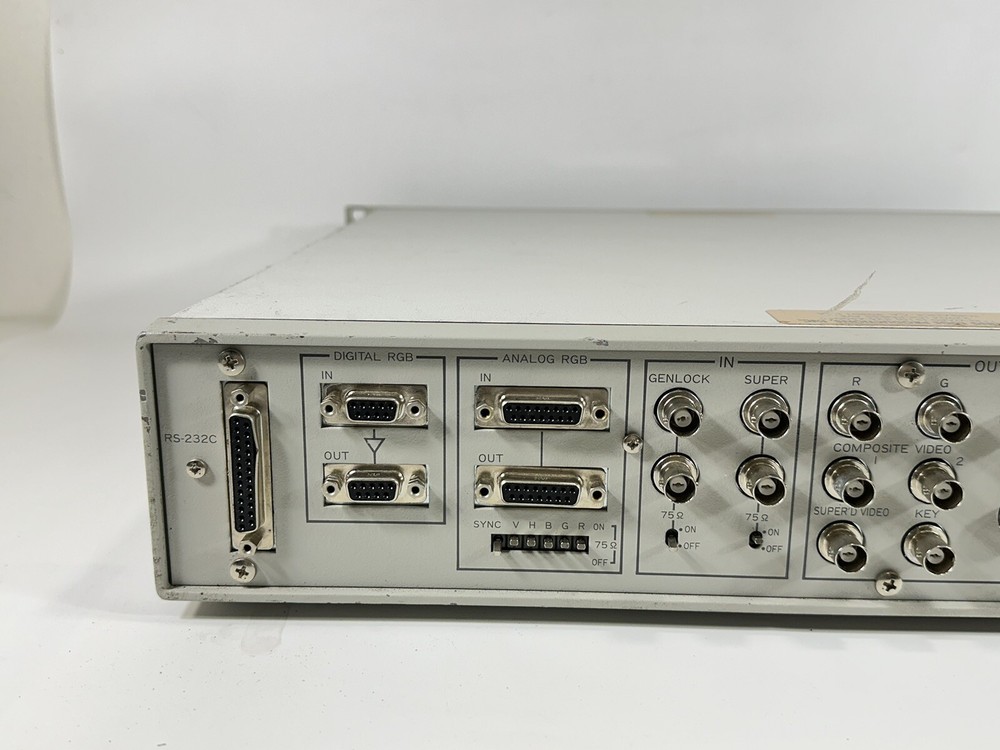 Yamashita Engineering YEM CVS-910 Scan Converter ~ Power On / UNTESTED