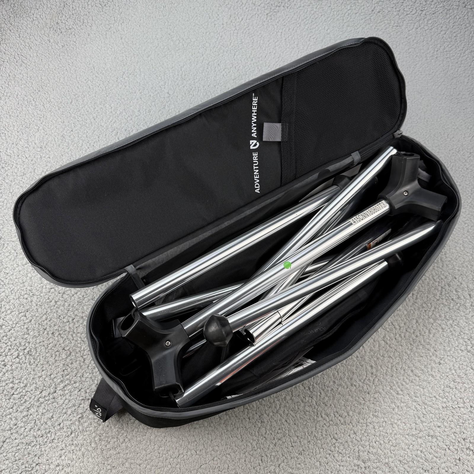 NEMO Stargaze Recliner Camping Chair Black Swinging Hammock 300lb Limit Aluminum