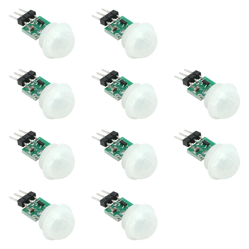 10 Pcs AM312 Mini PIR Motion Sensor Module Pyroelectric Human Infrared Sensor