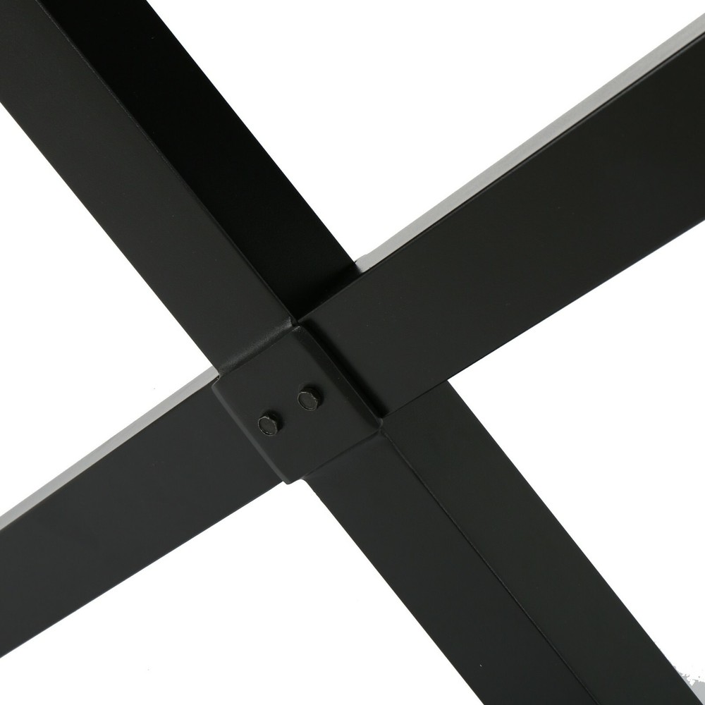 Eowyn Black Cast Aluminum Expandable Outdoor Dining Table