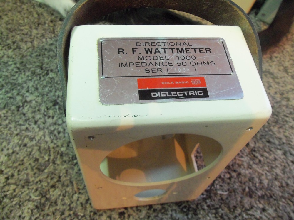 Directional 1000 Thruline Wattmeter Watt Element Slug Reading Meter empty case