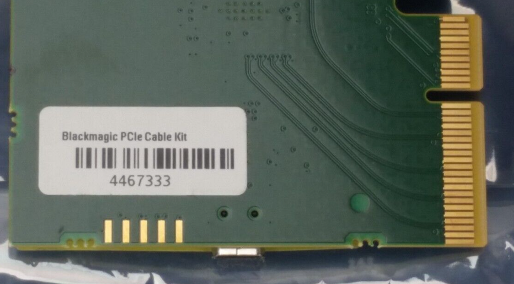 Blackmagic Design PHQLV0BCYBH070 Blackmagic PCIe Cable Kit