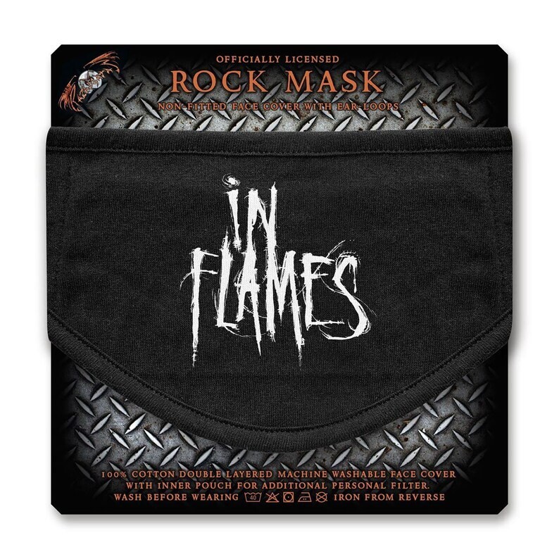 IN FLAMES FACEMASK - official product