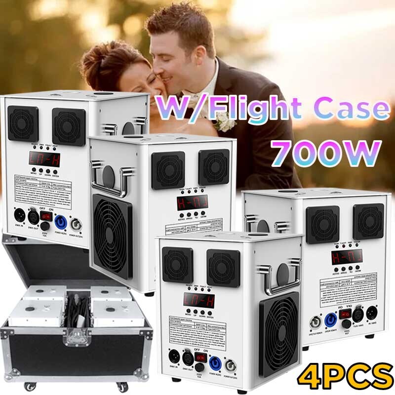 700W Cold Spark Machine Stage Effect DMX Firework DJ Event Party Wedding +Case