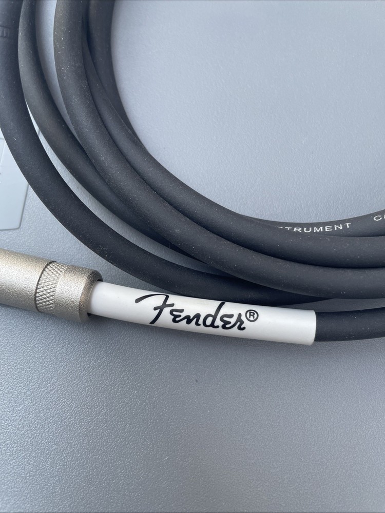 Fender 10' Original Series Instrument Cable, Black White