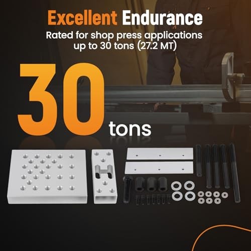 maXpeedingrods Universal Drill Press Support Plate Tool Set, 30 Ton Base Hub