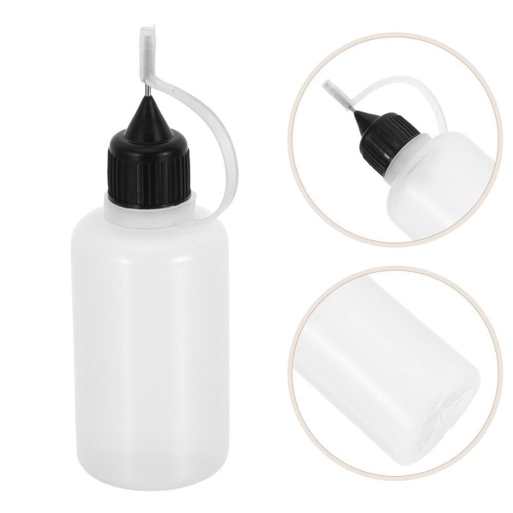 5 Pcs Dispensing and Bottling Fine Needle Tip Squeeze Bottle Applicator
