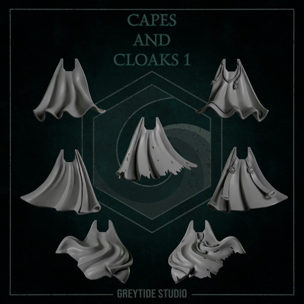 Cloaks Set x7 Greytide Studio