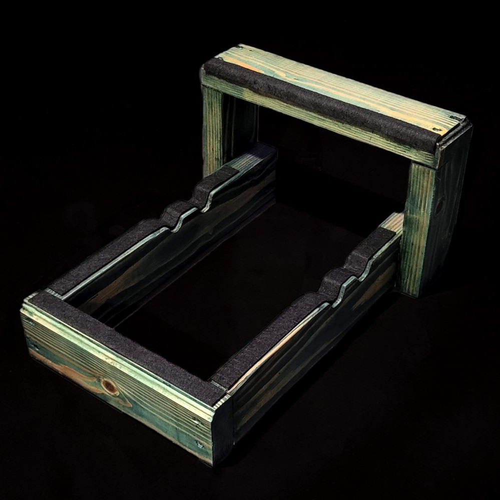 Amp Throne Stand -  Tilt Back Angled Combo Amp Stand - Hand Made USA Custom
